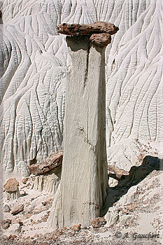 Hoodoo mit zwei Hütchen